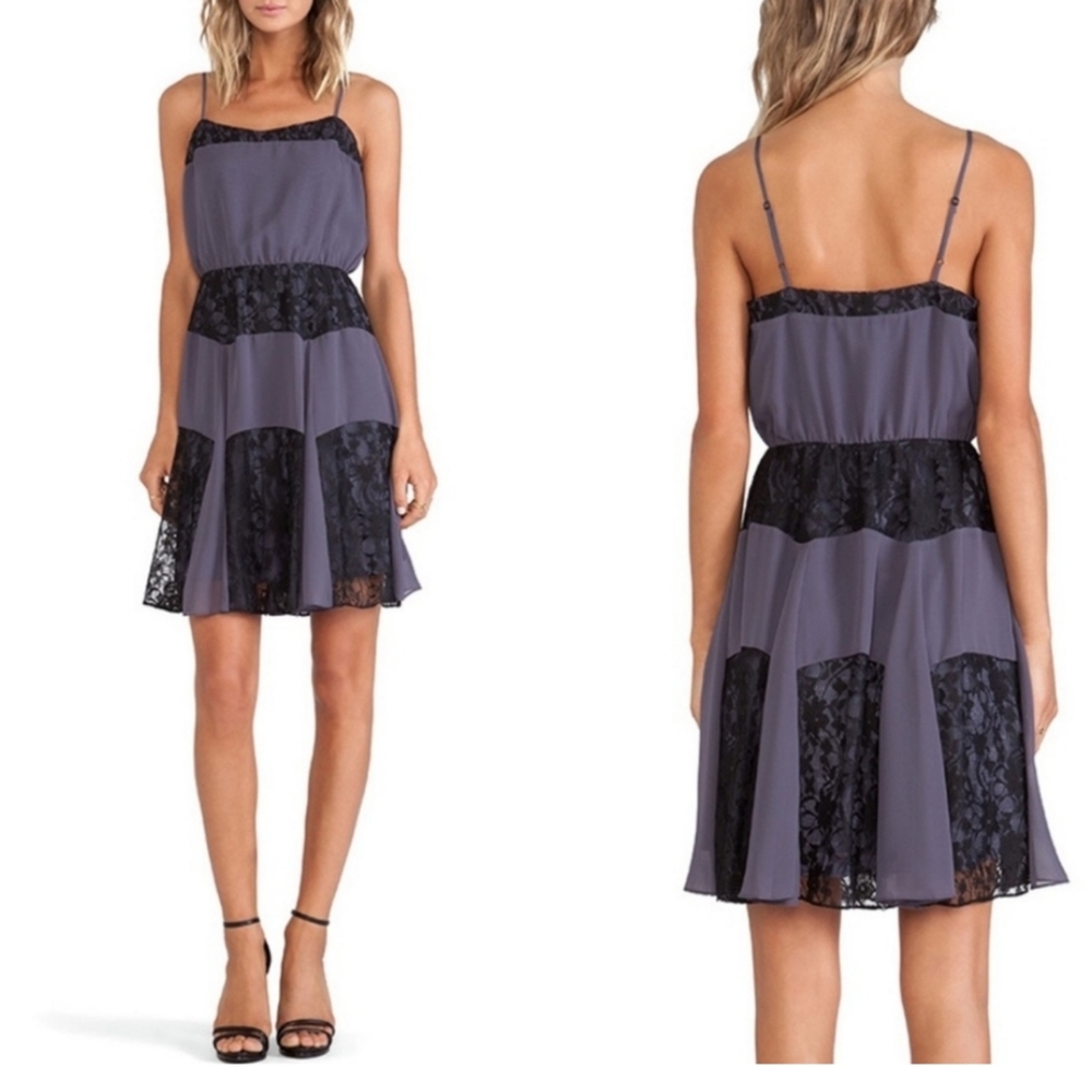 Purple and Black Lace BCBG Dress NWT MAKE ME AN OFFER😊